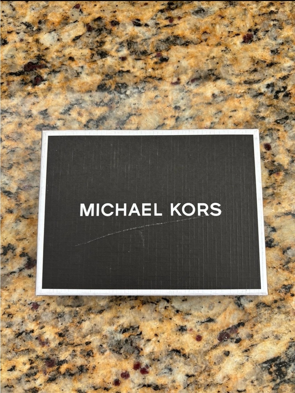 Michael Kors Silver and Black Signature Card Holder - Picture 7 of 7